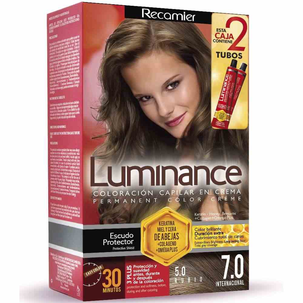 Luminance Tinte Permanente Escudo Protector Rubio 7.0 2 und