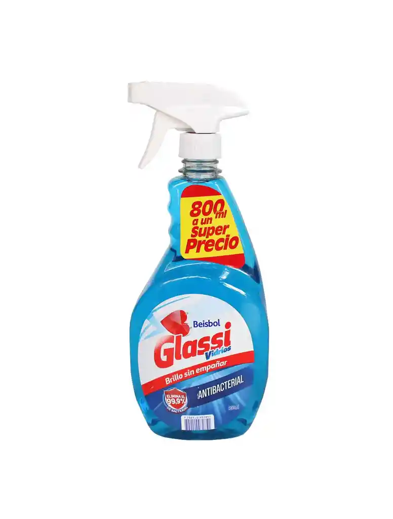 Glassi Limpiavidrios Antibacterial