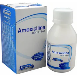 Coaspharma Amoxicilina Suspensión Oral Frasco 250 Mg