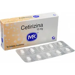 Cetirizina Mk (10 Mg)