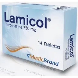 Lamicol (250 mg) terbinafina