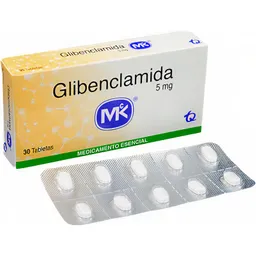 Glibenclamida Mk (5 Mg)