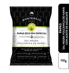 Monterojo Papas con Sal Negra de Hawai y Aceite de Aguacate