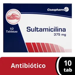 Coaspharma Sultamicilina (375 mg) 10 Tabletas