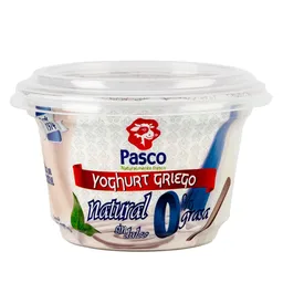 Pasco Yoghurt Griego Natural sin Dulce 0% Grasa