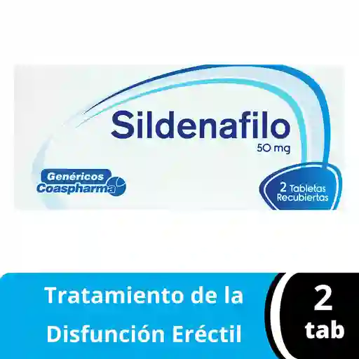 Sildenafil Coaspharma O (50 Mg) Tabletas Recubiertas