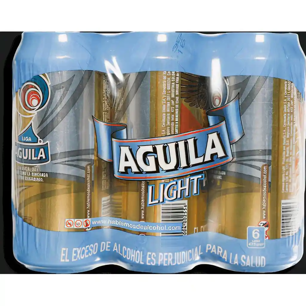 Aguila Light Cerveza Ligth Lata Six Pack