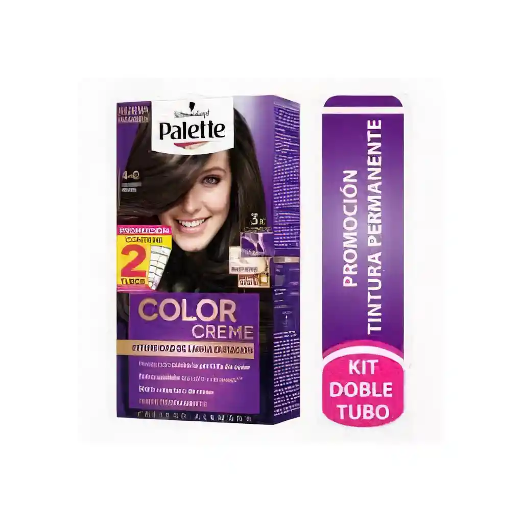 Palette tinte capilar