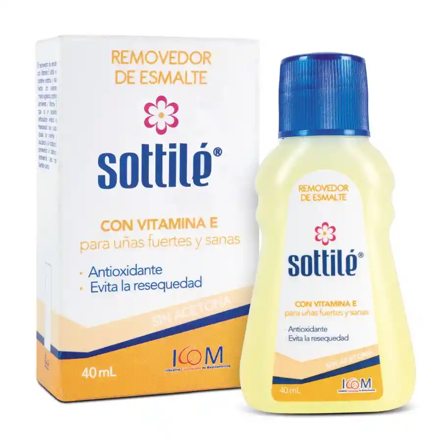 Sottilé Removedor de Esmalte Vitamina E 