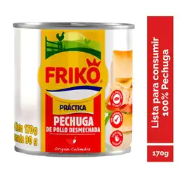 Friko Pechuga de Pollo Desmechada Enlatada