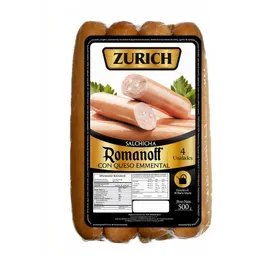 Zurich Salchicha Romanoff con Queso Emmental