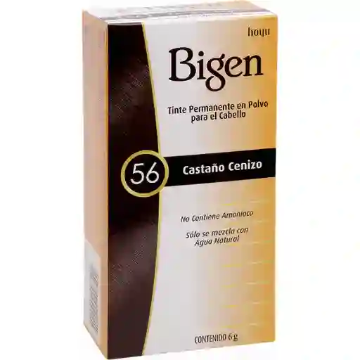 Bigen Tinte en Crema para el cabello Tono 56 Castaño Cenizo