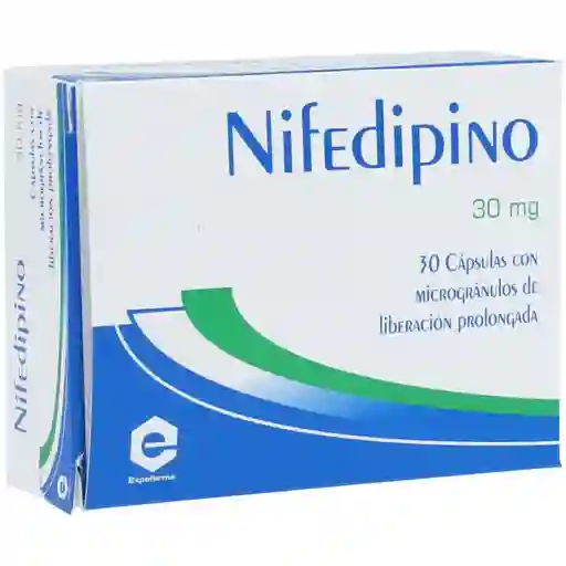 Nifedipino Expofarma (30 mg) 30 Cápsulas