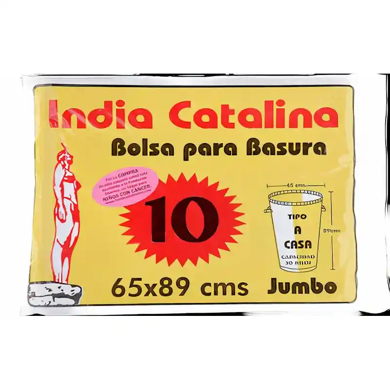 India Catalina Bolsa para Basura Jumbo