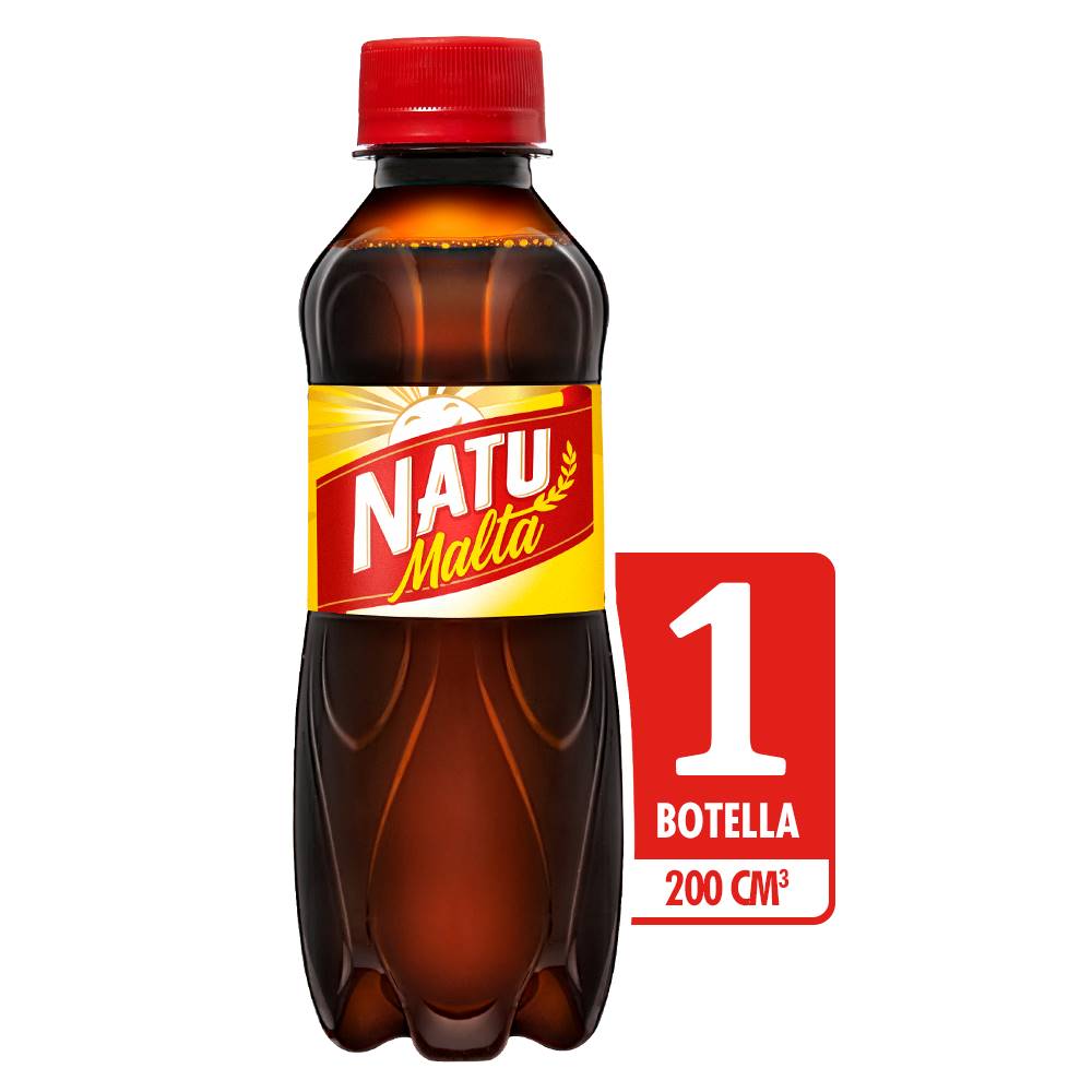 Natumalta Bebida Gaseosa de Jugo de Malta 200 ml