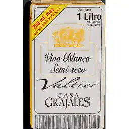 Grajales Vino Blanco Sauvignon Blanc Valtier Casa