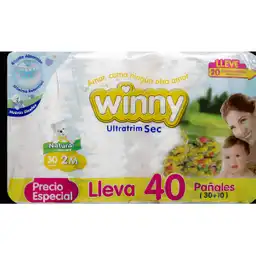 Pañales Winny Ultratim Sec Etapa 2 Pack con 100 Unidades