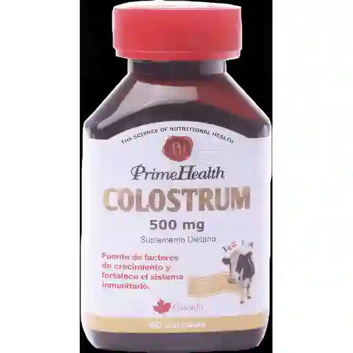 Colostrum Prime Health 500Mg Frasco X 60 Capsulas