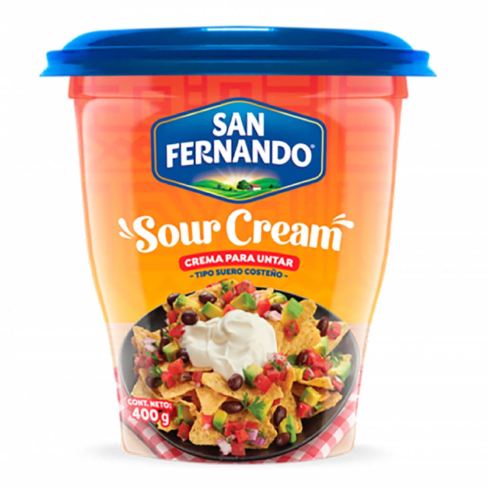 Sour Cream San Fernando Vaso 400 g