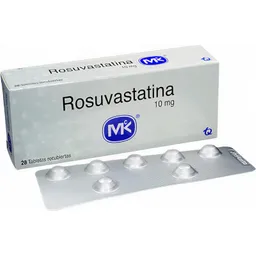 Rosuvastatina Mk (10 Mg) Tabletas Recubiertas