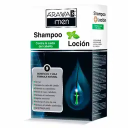 Arawak Men Shampoo Masculino + Loción Control Caída