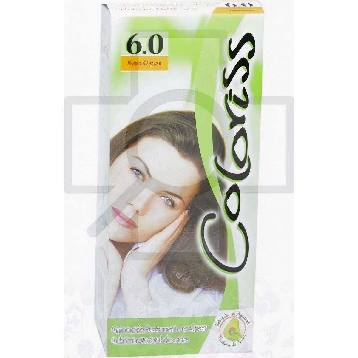 Coloriss Kit de Tinte Rubio Oscuro Tono 6.0 50 g