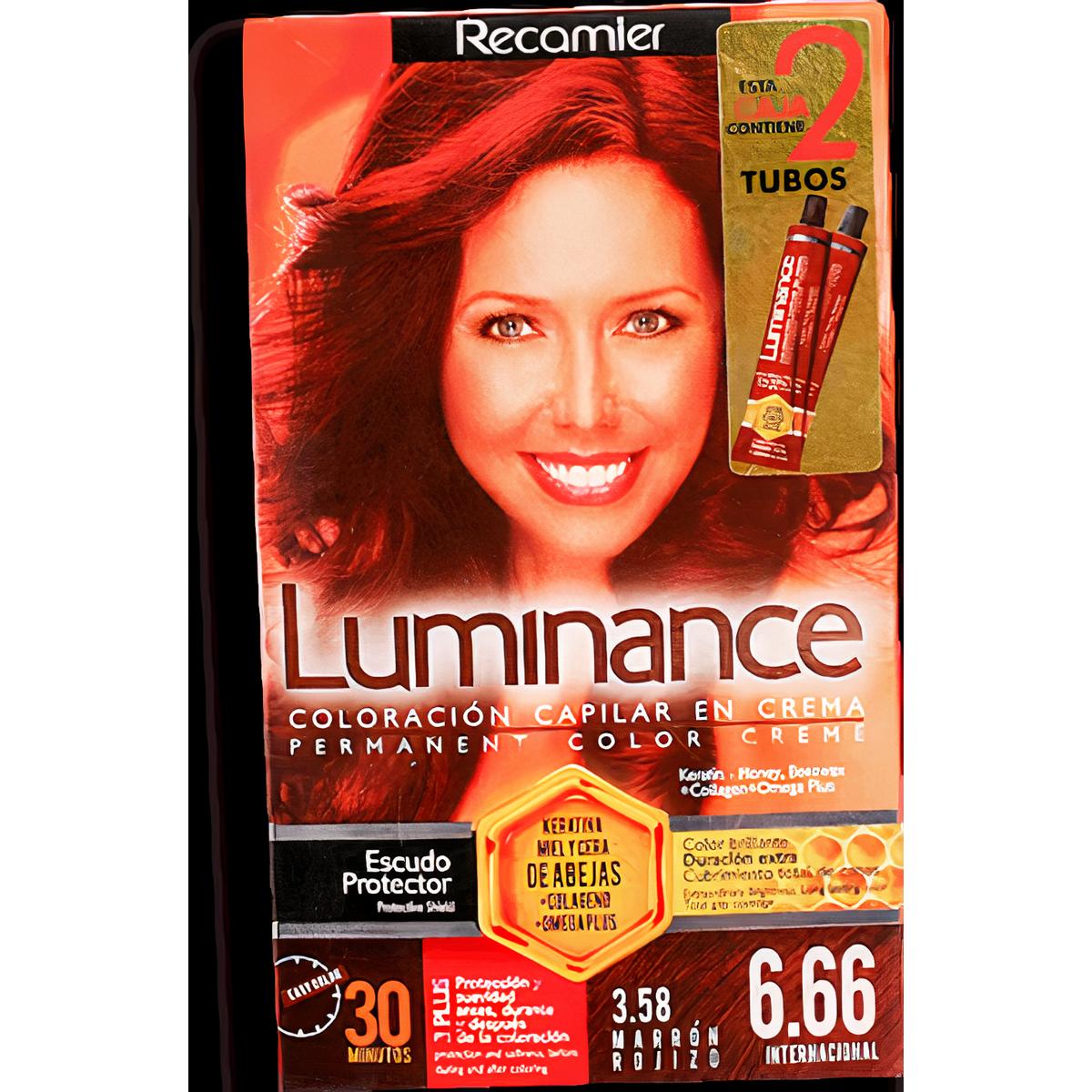 Tinte Luminance Doble Tubo 6.66 Marrón Rojizo 2 und