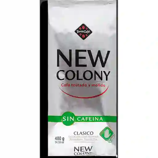 New Colony Café Tostado y Molido sin Cafeína Balanceado