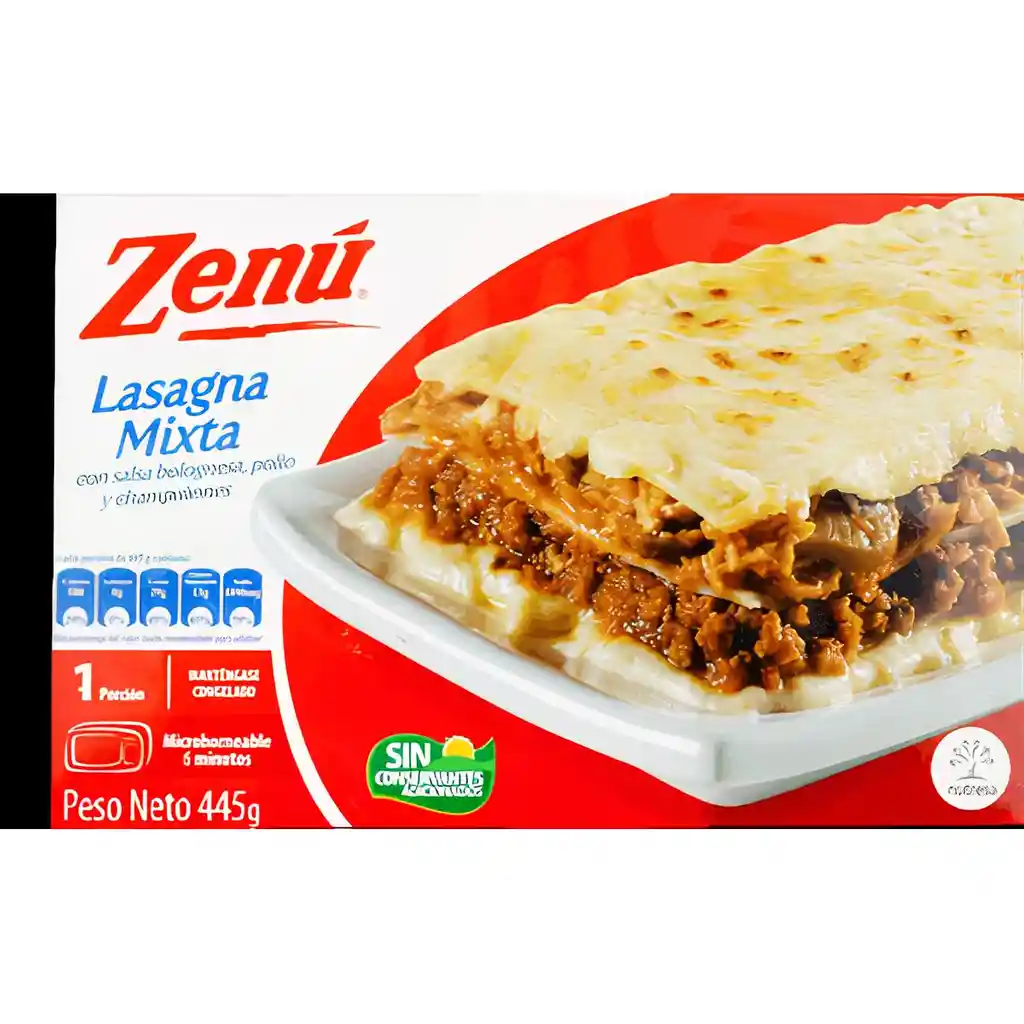 Zenú Lasagna Mixta