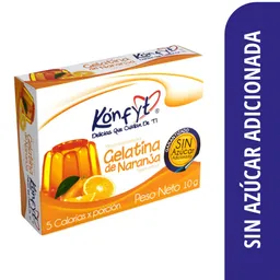 Konfyt Mezcla para Preparar Gelatina de Naranja sin Azúcar