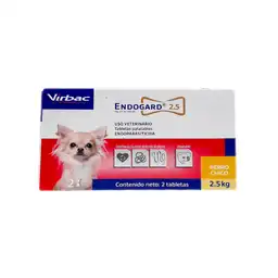 Endogard 2.5 Antiparasitario Perro Pequeño 2 Tableta