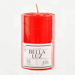 Bella Luz Velón N° 5A Color Rojo