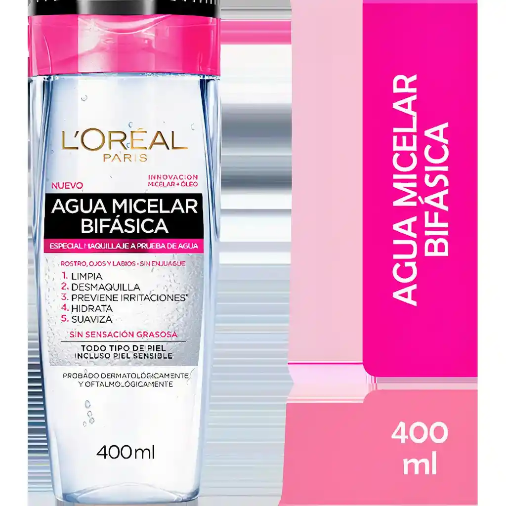 L´oréal París Agua Micelar Bifasica 5 en 1