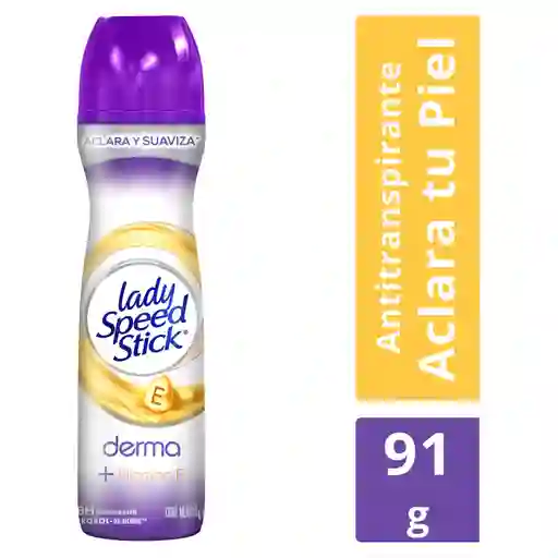 Lady Speed Stick Antitranspirante en Aerosol Derma + Vitamina E