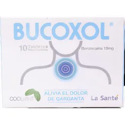 Bucoxol Tableta Masticable (10 Mg)