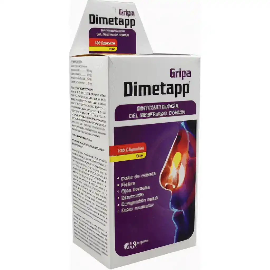 Dimetapp Quimica Suiza Colombia Gripa 500 Mg 100 Capsulas