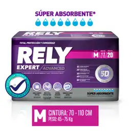 Rely Expert Pañal para Adulto Advanced Talla M