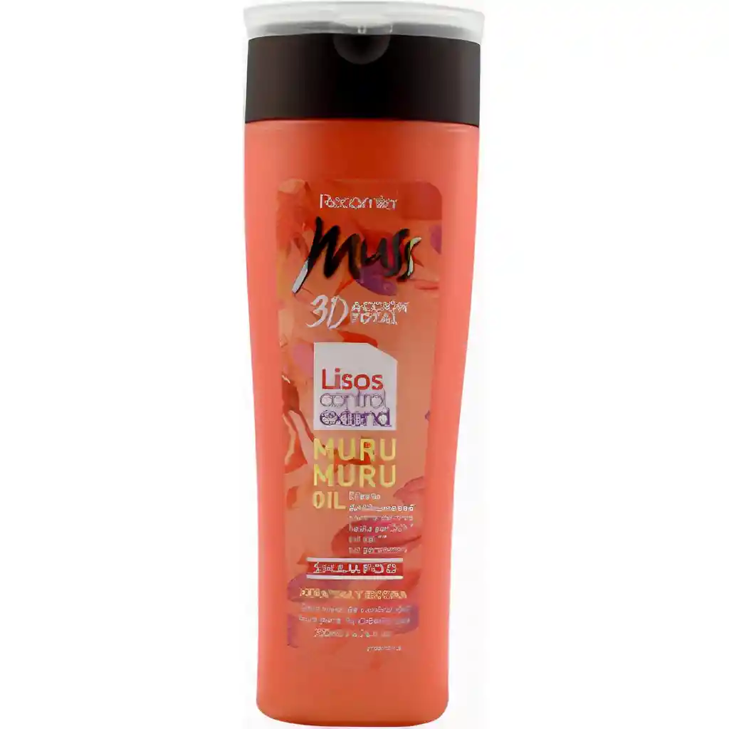 Muss Shampoo 3D Acción Total Lisos Control Extend