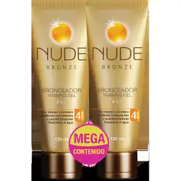 Nude Bronze Bronceador en Gel FPS4 Color Intenso