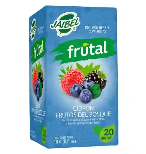 Jaibel Infusión Herbal de Cidrón y Frutos del Bosque