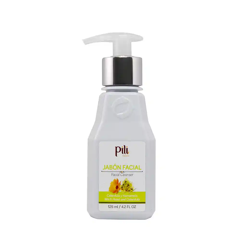 Pili Natural Jabón Facial de Caléndula y Hamamelis