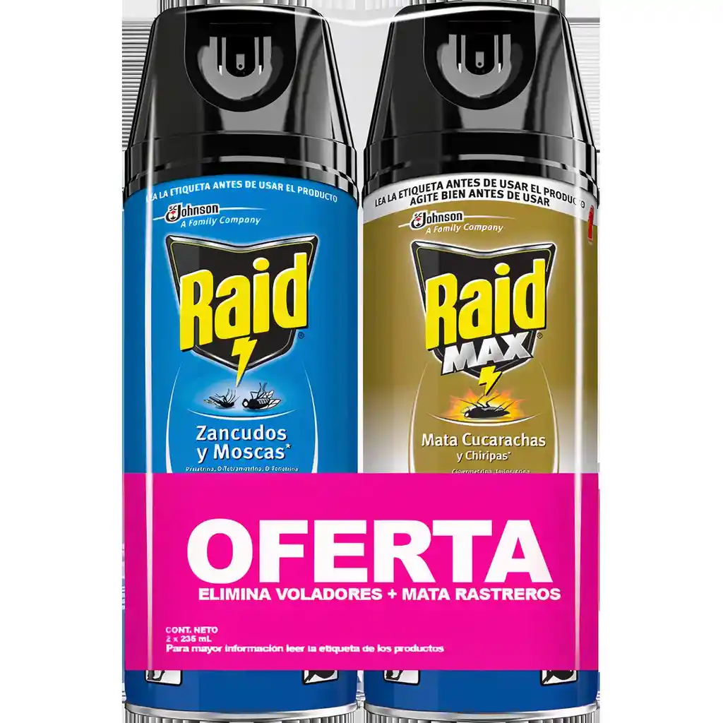 Raid Insecticida Voladores Y Rastreros