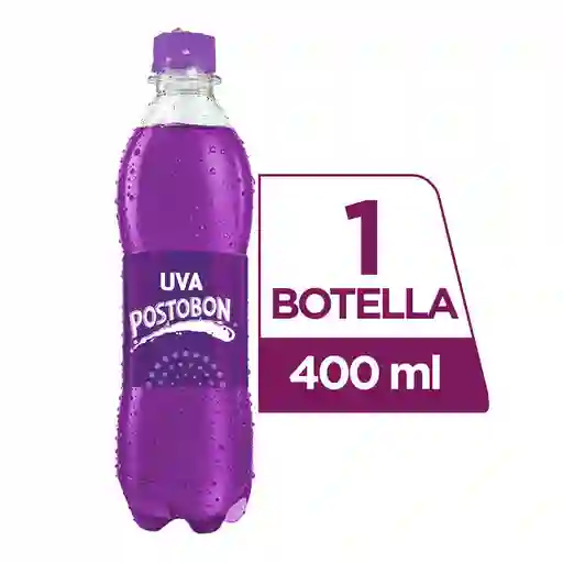 Gaseosa Uva Postobon Pet x 400 mL