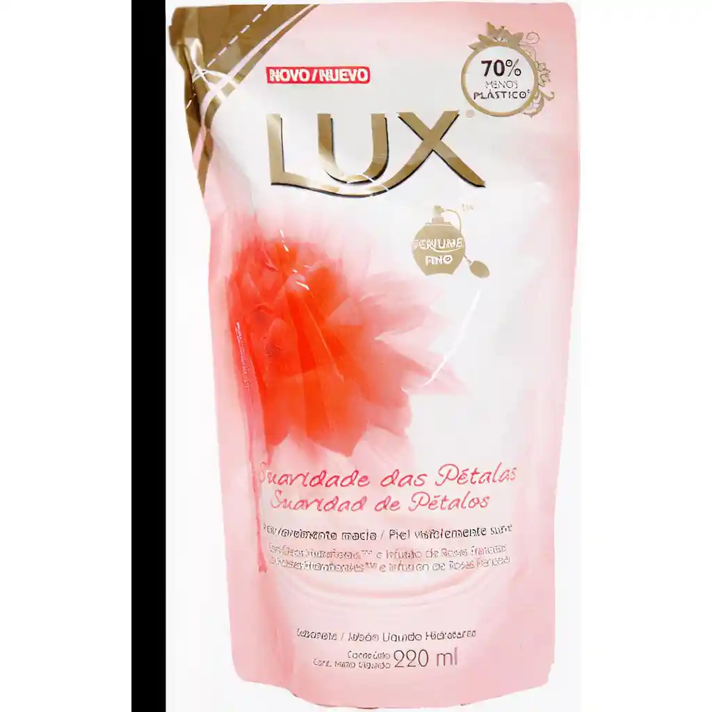 Lux Jabon Liquido Corporal Suavidad Petalos