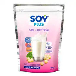 Soy Plus Alimento en Polvo sin Lactosa Sabor Natural