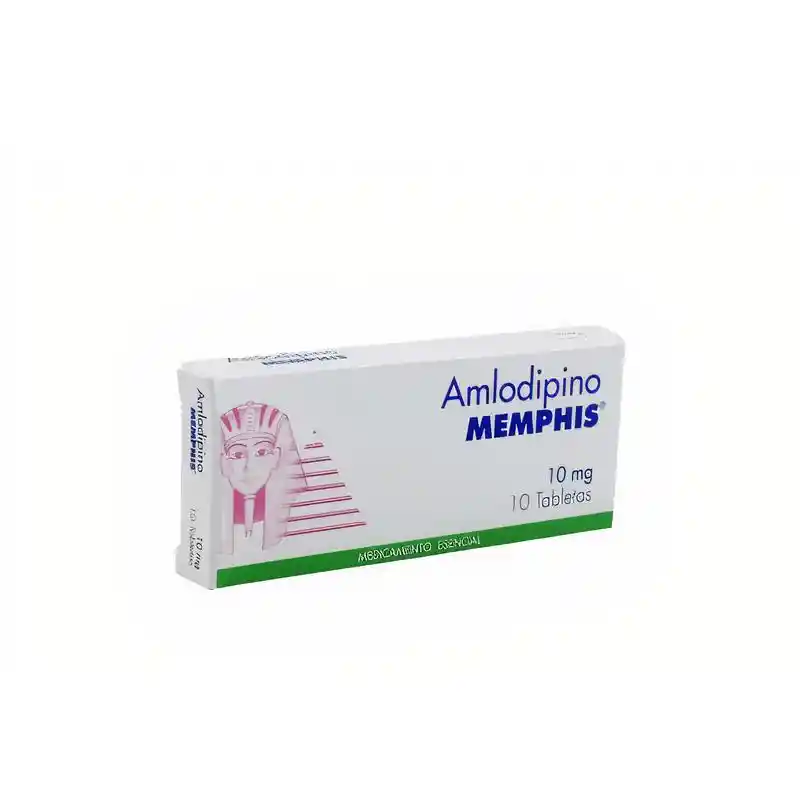 Memphis Amlodipino Antihipertensivo (10 mg) Tabletas