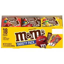M&M Chocolate 18Pack