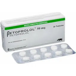 Betoprolol Ropsohn Therapeutics 50 Mg 30 Tabletas M 12180