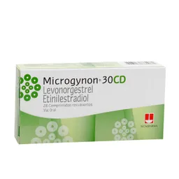 Microgynon 30 CD Anticonceptivo (0.15 mg/0.03 mg) Comprimidos Recubiertos