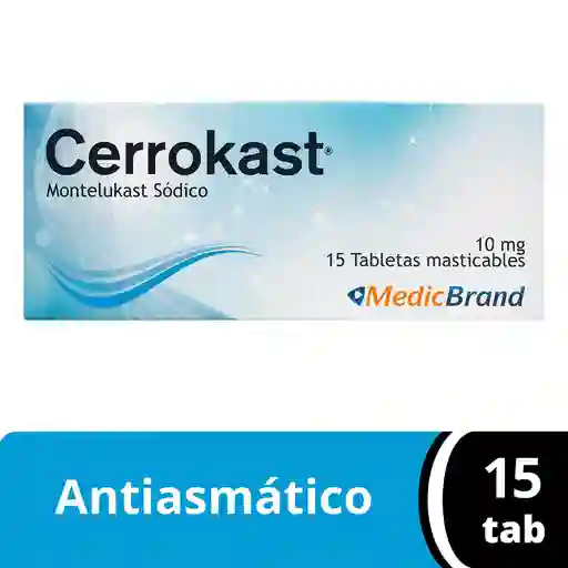 Cerrokast Tabletas Masticables (10 mg) 